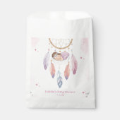 Pastel waterverf Dreamcatcher baby shower Bedankzakje (Voorkant)
