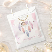 Pastel waterverf Dreamcatcher baby shower Bedankzakje