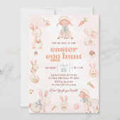 Pastel Waterverf Easter Egg Hunt Voorjaarsfeest Kaart (Voorkant)