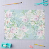  pastel Waterverf Ephemera Bloemen Decoupage Tissuepapier (Craft)