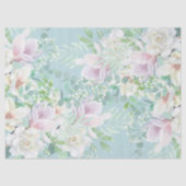  pastel Waterverf Ephemera Bloemen Decoupage Tissuepapier (Voorkant)