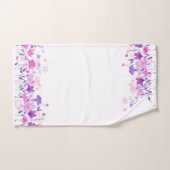 Pastel Waterverf Floral Bad Handdoek (Handdoek)