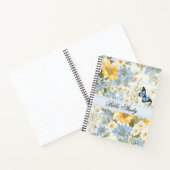 Pastel Waterverf Floral Bible Study Journal Notitieboek (Binnen)