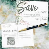 Pastel Waterverf Floral Border Vrijgezellenfeest A Aankondigingskaart