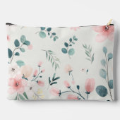  pastel Waterverf Floral gepersonaliseerd Etui (Achterkant)
