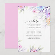 Pastel Waterverf Floral Wedding Update