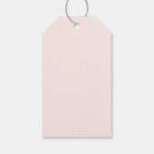 Pastel Waterverf Florals houdt van je mama minimal Cadeaulabel (Achterkant)