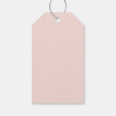 Pastel Waterverf Florals houdt van je mama minimal Cadeaulabel (Achterkant)