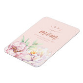 Pastel Waterverf Florals houdt van je mama minimal Magneet (Linkerzijde)