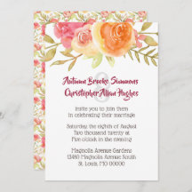 Pastel Waterverf Florals Weddenschap