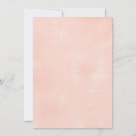 Pastel Waterverf Flowers Bat Mitzvah Kaart (Achterkant)