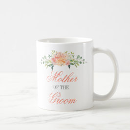 Pastel Waterverf Flowers Moeder van de Groom Koffiemok