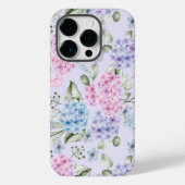 Pastel Waterverf gemengd Kleur Hydrangea Flowers Case-Mate iPhone Case (Achterkant)
