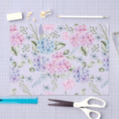 Pastel Waterverf gemengd Kleur Hydrangea Flowers Tissuepapier (Craft)