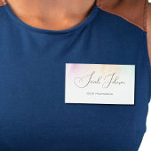 Pastel Waterverf gepersonaliseerde magnetische naa Naambadge