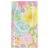 Pastel Waterverf Gift Bag Klein Cadeauzakje (Voorkant)