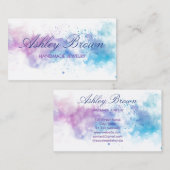 Pastel Waterverf Handgemaakte Sieraden Visitekaartje (Voorkant / Achterkant)