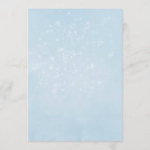 Pastel Waterverf Kerst Baby shower Moeder Advies (Achterkant)