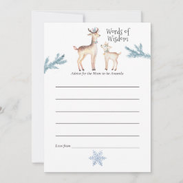 Pastel Waterverf Kerst Baby shower Moeder Advies