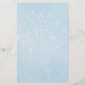 Pastel Waterverf Kerstmis Baby shower Bingo (Achterkant)