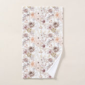 Pastel Waterverf Kleurrijke Rozen Bad Handdoek (Handdoek)