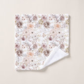 Pastel Waterverf Kleurrijke Rozen Bad Handdoek (Wasdoekje)