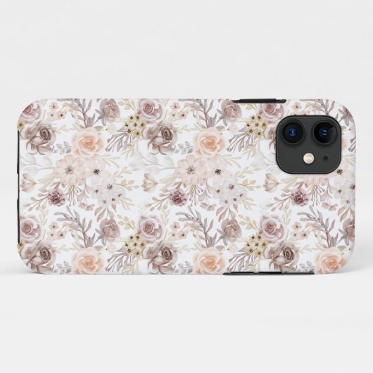 Pastel Waterverf Kleurrijke Rozen Case-Mate iPhone Case (Achterkant (horizontaal))