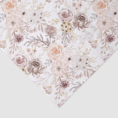 Pastel Waterverf Kleurrijke Rozen Tissuepapier (Detail)
