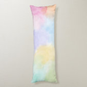 Pastel-Waterverf Lichaamskussen (Achterkant (Verticaal))