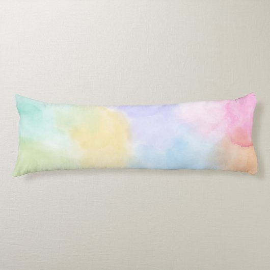 Pastel-Waterverf Lichaamskussen (Voorkant)