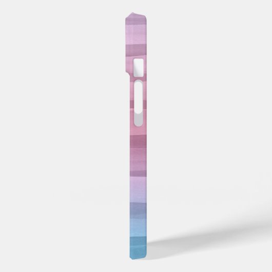 Pastel Waterverf Lines Patroon Case-Mate iPhone Case (Achterkant / Links)