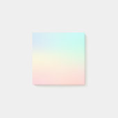 Pastel Waterverf Minimalistisch Stijlvol Post-it® Notes (Voorkant)
