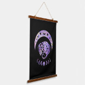 Pastel Waterverf Moon Possum Hangend Wandkleed (Gebogen)