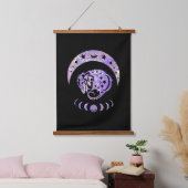 Pastel Waterverf Moon Possum Hangend Wandkleed (Slaapkamer)