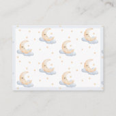 Pastel Waterverf Moon & Stars Luier Raffle Informatiekaartje (Achterkant)
