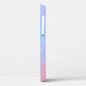 Pastel Waterverf Nebula Ombre Kleur Verloopnaam Case-Mate iPhone Case (Achterkant / Links)