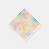 Pastel Waterverf ontwerp papier servet (Hoek)