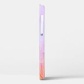 Pastel Waterverf Paarse Ombre Kleur Verloopnaam Case-Mate iPhone Case (Achterkant / Links)
