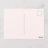 Pastel Waterverf Paaseierjacht Brunch Budget Briefkaart (Achterkant)