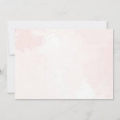 Pastel Waterverf Paashaas Verjaardagsfoto Bedankkaart (Achterkant)