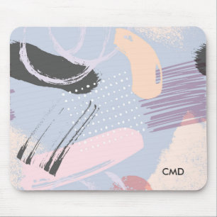 Pastel waterverf penseelstreek artsensamenstelling muismat