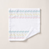Pastel Waterverf penseelstreken Bad Handdoek (Wasdoekje)