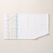 Pastel Waterverf penseelstreken Bad Handdoek (Handdoek)