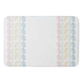 Pastel Waterverf penseelstreken Badmat