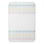 Pastel Waterverf penseelstreken Badmat (Voorkant Verticaal)