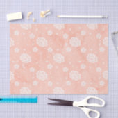 PASTEL WATERVERF PINK MET WITTE STROMEN TISSUEPAPIER (Craft)