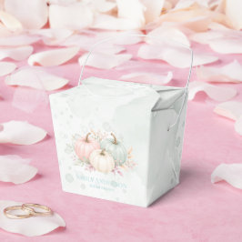 Pastel Waterverf Pompoen Bruidsborrel Bedankdoosjes