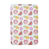 Pastel Waterverf Pool Float Patroon Badmat (Voorkant Verticaal)