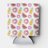 Pastel Waterverf Pool Float Patroon Blikjeskoeler (Voorkant)