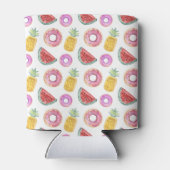 Pastel Waterverf Pool Float Patroon Blikjeskoeler (Achterkant)